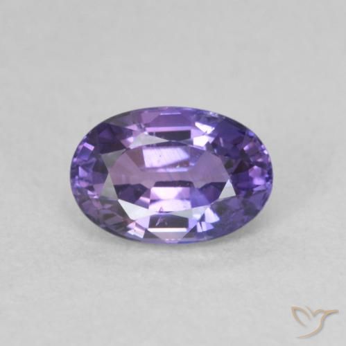 0.73ct Naturel Violet foncé Saphir, ovale, VVS-VS