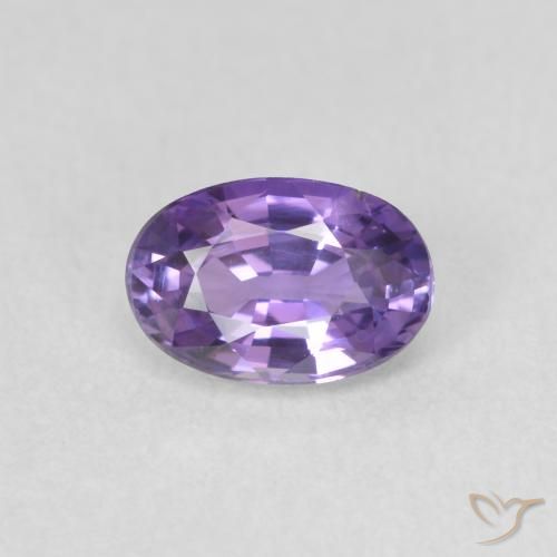 0.60ct Naturel Violet foncé Saphir, ovale, VVS-VS
