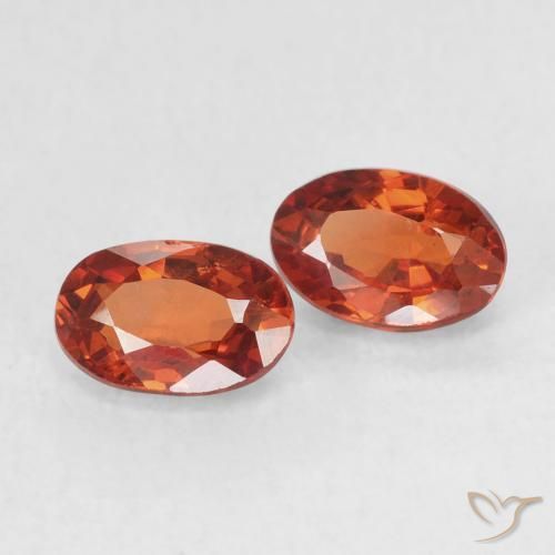 Shop natural 1.30ct Orange moyen Saphir gems, ovale, from Tanzanie at GemSelect. In stock, global shipping!