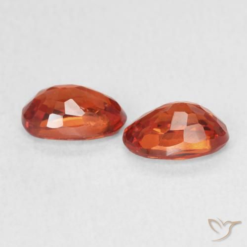 Shop natural 1.30ct Orange moyen Saphir gems, ovale, from Tanzanie at GemSelect. In stock, global shipping!