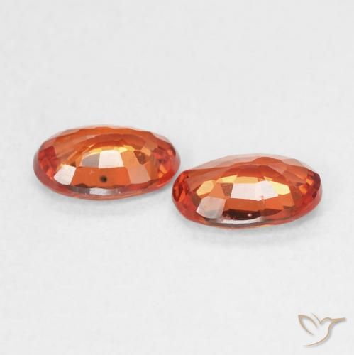 Shop natural 1.11ct Orange rougeâtre Saphir gems, ovale, from Tanzanie at GemSelect. In stock, global shipping!