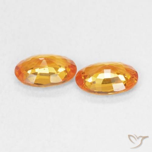 Shop natural 0.98ct Orange moyen Saphir gems, ovale, from Tanzanie at GemSelect. In stock, global shipping!