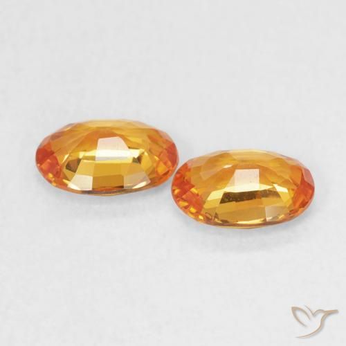 Shop natural 1.01ct Orange vif Saphir gems, ovale, from Tanzanie at GemSelect. In stock, global shipping!