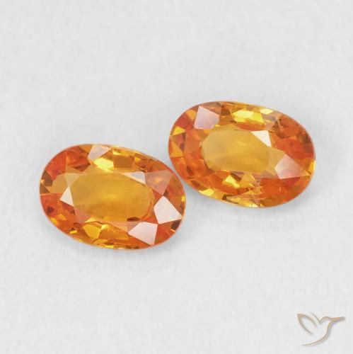 Shop natural 1.15ct Orange vif Saphir gems, ovale, from Tanzanie at GemSelect. In stock, global shipping!
