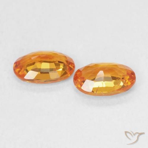 Shop natural 1.15ct Orange vif Saphir gems, ovale, from Tanzanie at GemSelect. In stock, global shipping!