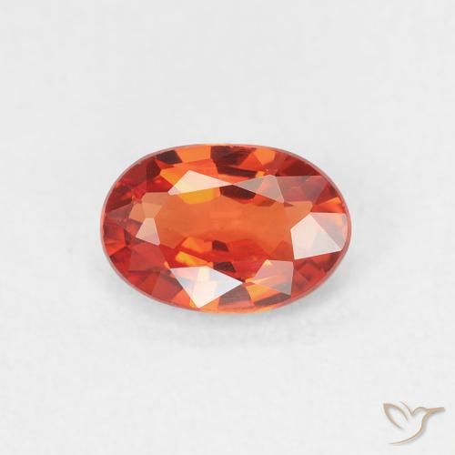 0.65ct Naturel Rouge cramoisi vif Saphir, ovale, VVS