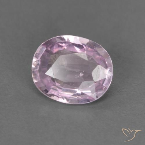 Saphir Rose moyen naturelle ovale, 0.48 ct, VS