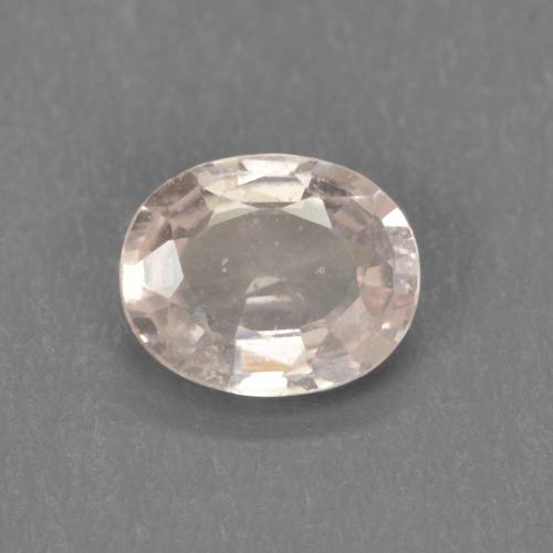 0.50ct Naturel Rose clair Saphir, ovale, VS