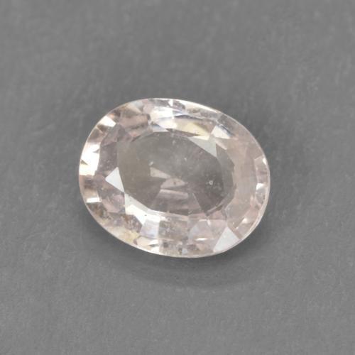Saphir Rose clair naturelle ovale, 0.50 ct, VS
