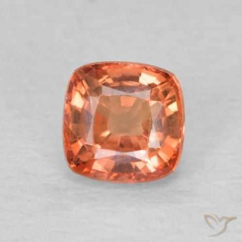 0.65ct Naturel Rouge moyen Saphir, Coussin, VVS