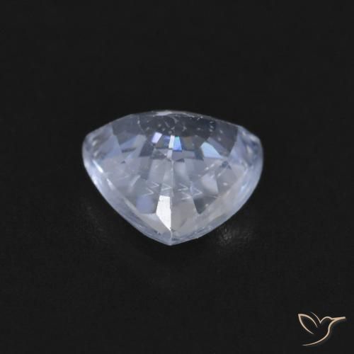Saphir Bleu très clair naturelle Trillion, 0.77 ct, VS
