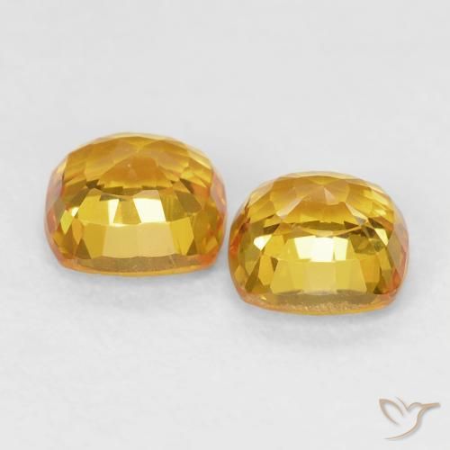 Shop natural 1.36ct Doré Saphir gems, Coussin, from Tanzanie at GemSelect. In stock, global shipping!