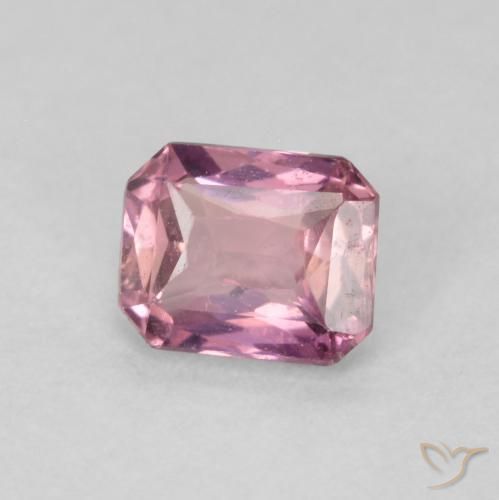Saphir Lavande profond naturelle Octogone / coupe Émeraude, 0.53 ct, VS