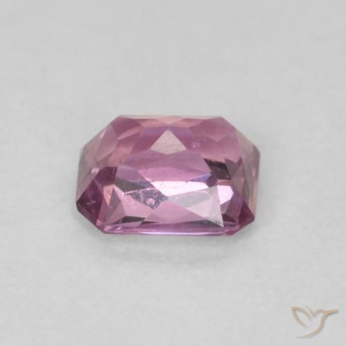 Saphir Lavande profond naturelle Octogone / coupe Émeraude, 0.53 ct, VS