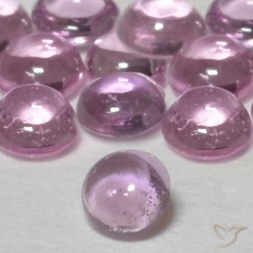 Saphir Rose pourpre royal léger naturelle Tour, 0.07 ct, Transparent