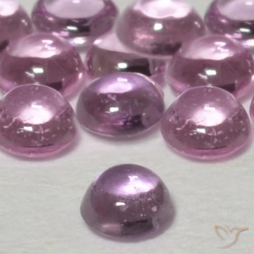 Saphir Rose pourpre royal léger naturelle Tour, 0.07 ct, Transparent