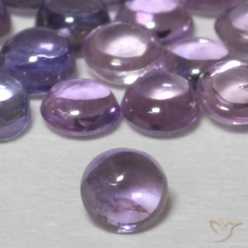 0.11ct Naturel Violet moyen Saphir, Tour, Transparent