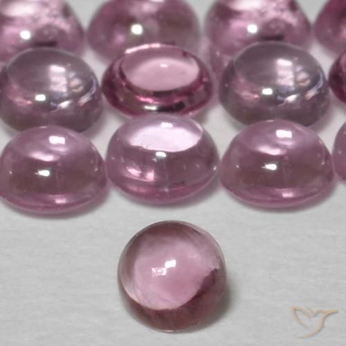 0.12ct Naturel Rose moyen Saphir, Tour, Transparent