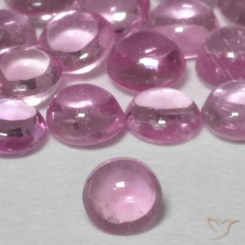 0.09ct Naturel Rose clair Saphir, Tour, Transparent