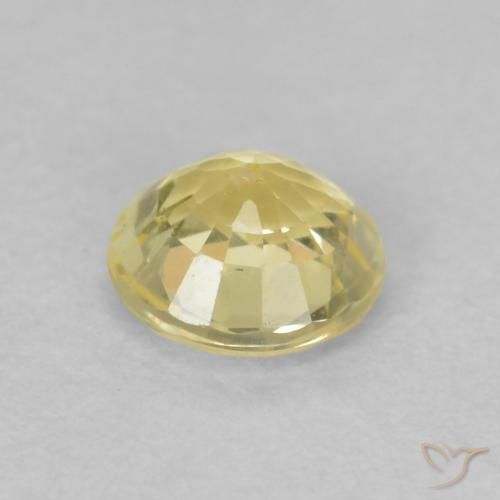 Saphir Jaune chaud naturelle Tour, 0.44 ct, VS
