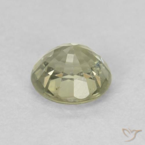 Saphir Jaune clair naturelle Tour, 0.49 ct, VS