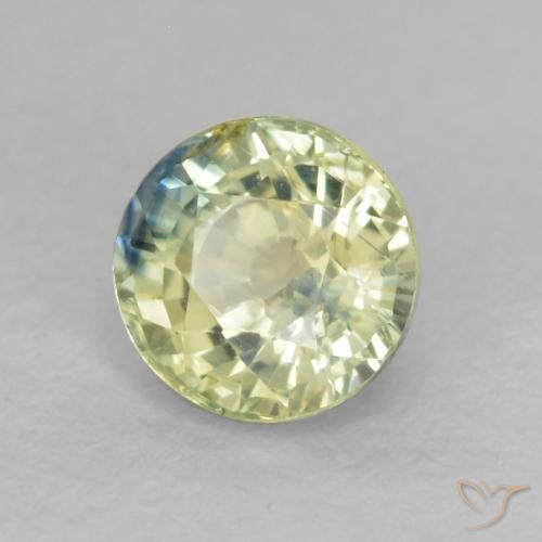 Saphir Medium Light-Yellow naturelle Tour, 0.58 ct, VS