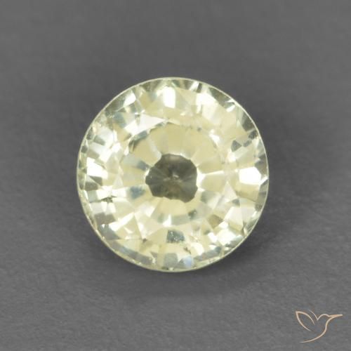 0.40ct Naturel Jaune clair Saphir, Tour, VVS-VS