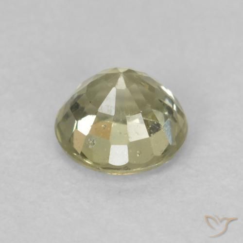 Saphir Jaune clair naturelle Tour, 0.48 ct, VS