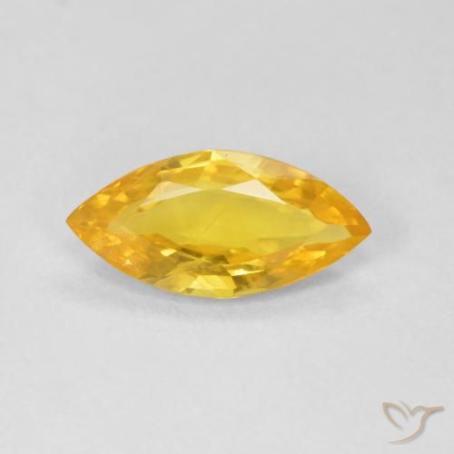 1.79ct Naturel Orange Doré Saphir, Marquise, VS-SI
