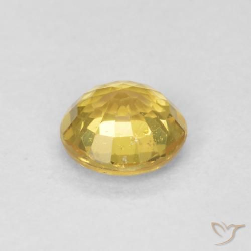 Saphir Doré léger naturelle Tour, 0.45 ct, SI