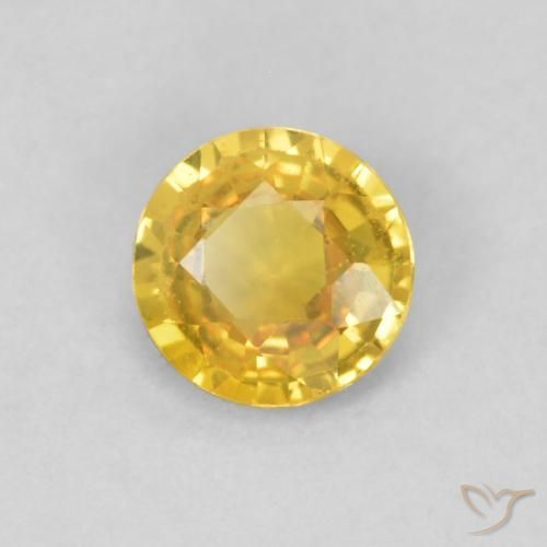 Saphir Doré moyen naturelle Tour, 0.39 ct, VS