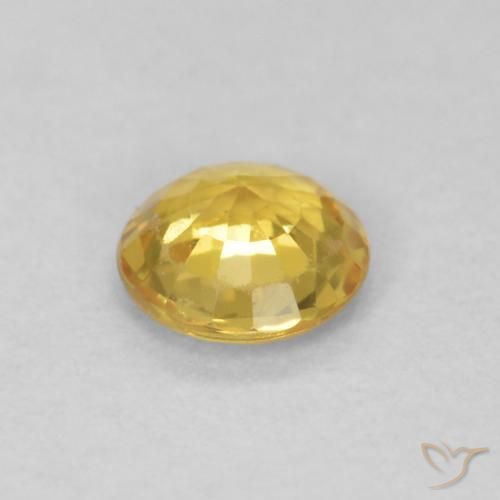 Saphir Doré moyen naturelle Tour, 0.39 ct, VS