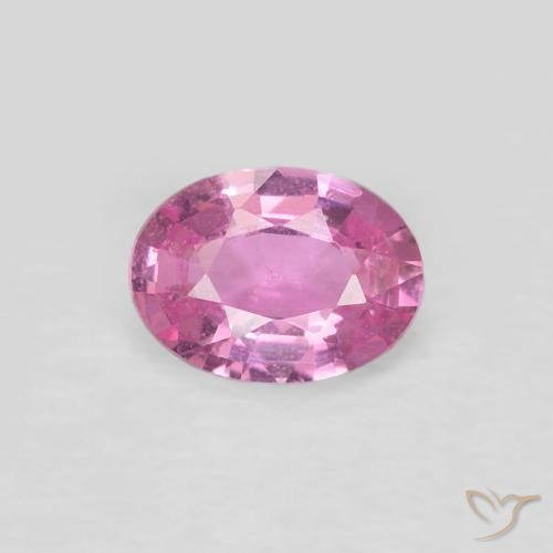 0.62ct Naturel Rose moyen Saphir, ovale, VS