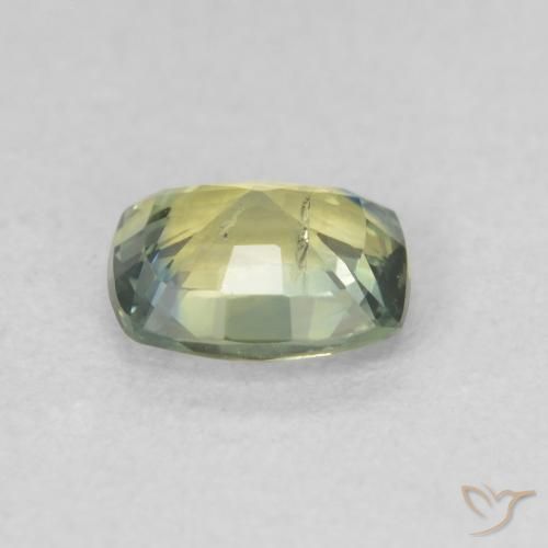 Saphir Multicolore naturelle Coussin, 0.88 ct, VS-SI