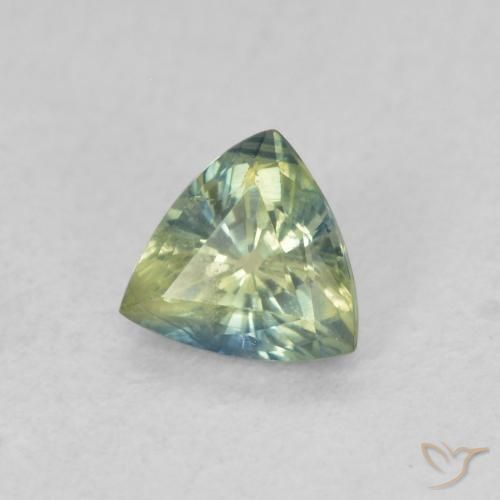 Saphir Multicolore naturelle Trillion, 0.54 ct, VS