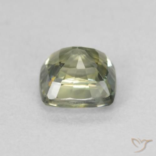 Saphir Multicolore naturelle Coussin, 0.75 ct, VVS-VS
