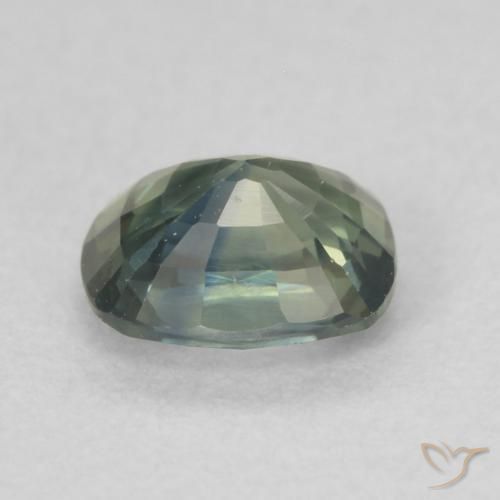 Saphir Multicolore naturelle Coussin, 0.66 ct, VS