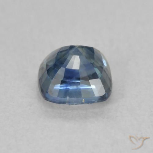 Saphir Multicolore naturelle Coussin, 0.81 ct, VS