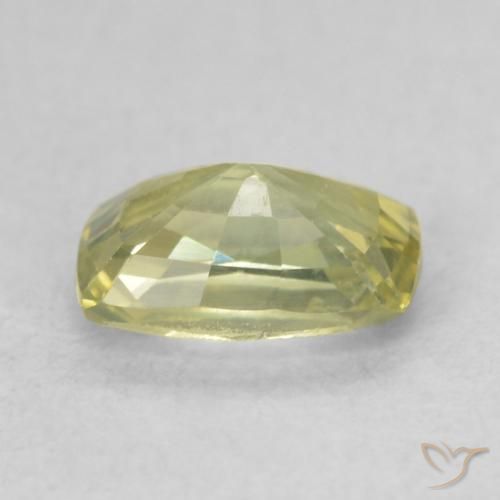 Saphir Multicolore naturelle Coussin, 0.88 ct, VVS-VS