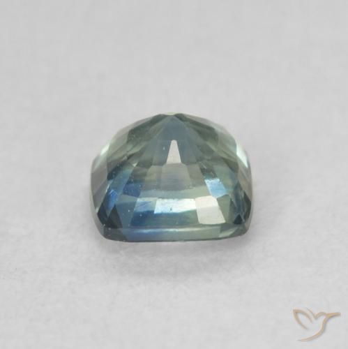 Saphir Multicolore naturelle Coussin, 0.63 ct, VS-SI