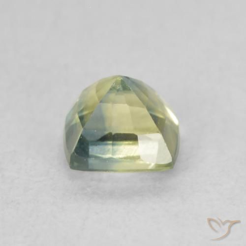 Saphir Multicolore naturelle Coussin, 0.64 ct, VS-SI
