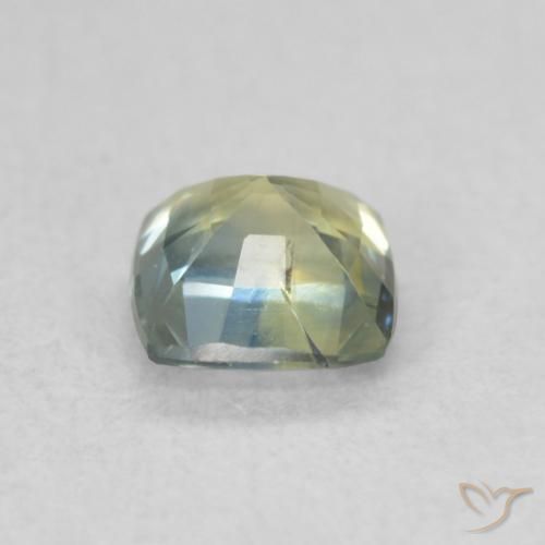 Saphir Multicolore naturelle Coussin, 0.66 ct, VS-SI