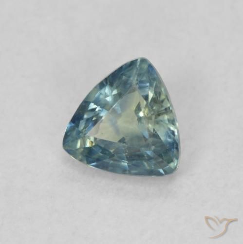 Saphir Multicolore naturelle Trillion, 0.44 ct, VS