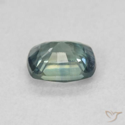 Saphir Multicolore naturelle Coussin, 0.58 ct, VS