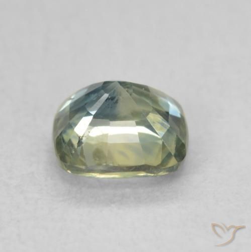 Saphir Multicolore naturelle Coussin, 0.82 ct, VS