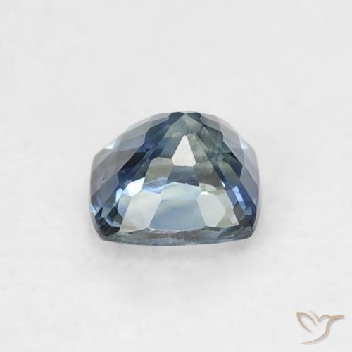 Saphir Bleu naturelle Coussin, 0.46 ct, VS