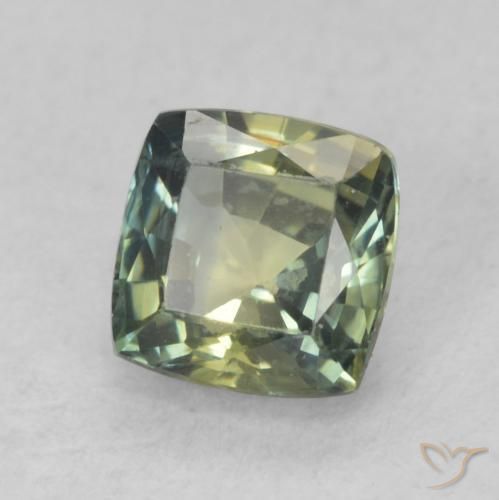 Saphir Multicolore naturelle Coussin, 0.95 ct, VVS