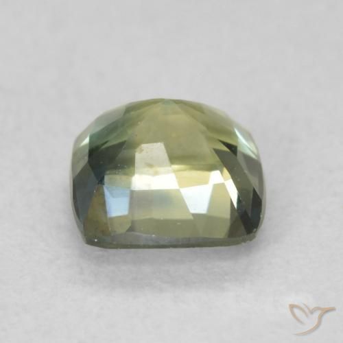 Saphir Multicolore naturelle Coussin, 0.95 ct, VVS