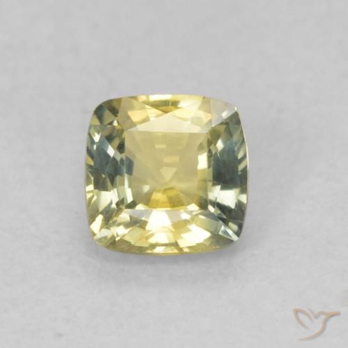 0.56ct Naturel Multicolore Saphir, Coussin, VVS