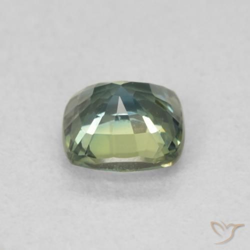 Saphir Multicolore naturelle Coussin, 0.64 ct, VVS